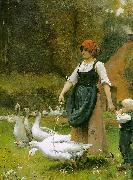 Julien  Dupre In the Meadow Germany oil painting reproduction